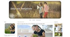 Desktop Screenshot of littleecofootprints.com